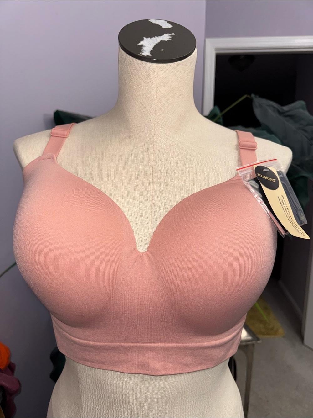 Truekind Supportive Comfort Wireless Shaping Bra 2XL NWT